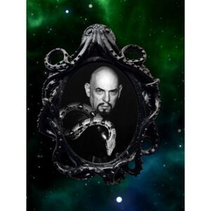 Anton Szandor LaVey Pin Occult Magick Satanic Totem